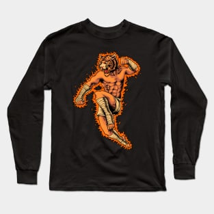 Tiger Boxing Long Sleeve T-Shirt